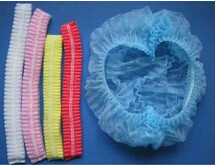 Cirurgião Medical Bouffant Cap para o tampão não tecido da multidão do alimento descartável