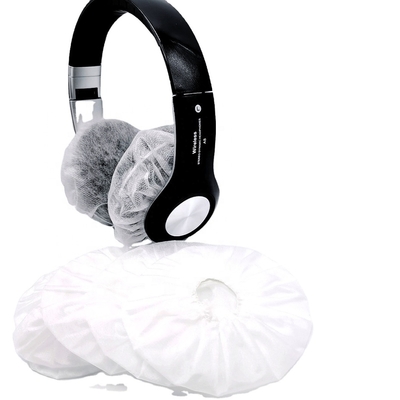 o fones de ouvido 50pcs/Bag descartável cobre as tampas da orelha dos auriculares da tela não tecida