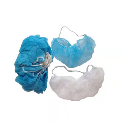 Cobertura de Barba Descartável PP Não Tecido 45x20cm Pacote com 100 unidades