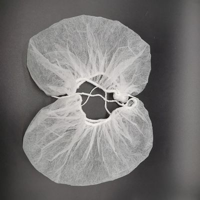 Cobre-barba descartável não tecido 45x20cm Branco Preto Azul