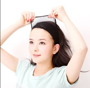 O cabelo descartável do OEM da malha preta pesca redes de cabelo de 50cm para a restauração