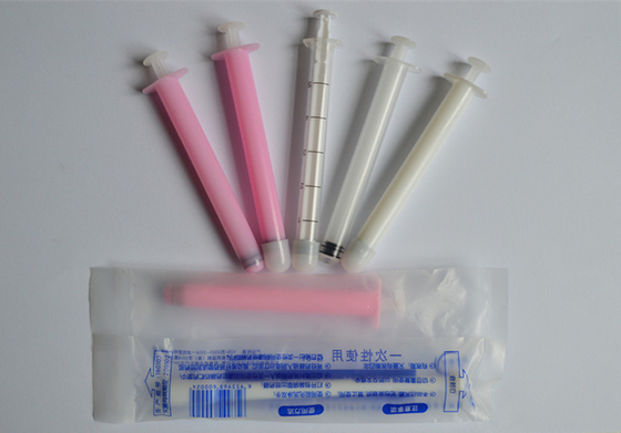Aplicador vaginal descartável cilíndrico esterilizado