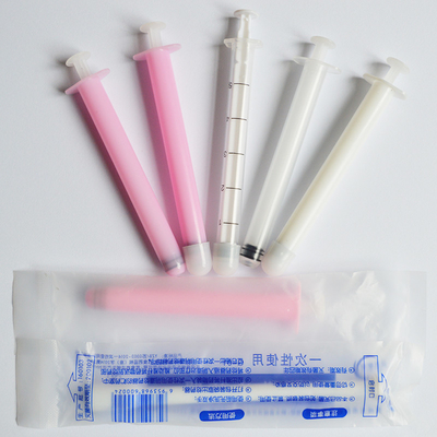 Aplicador vaginal descartável padrão - Aplicação sem costura
