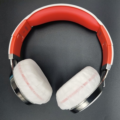 Tampas sanitárias descartáveis elásticas impermeáveis do fone de ouvido para fones de ouvido pequenos