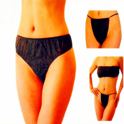 Roupa interior adulto descartável 90gsm do biquini da forma XXS