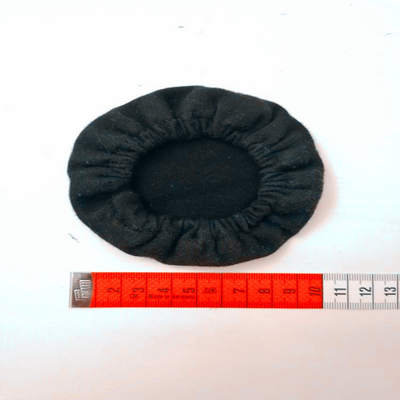 Preto descartável 30 da tampa do fones de ouvido das linhas aéreas a 60gram PP tecido não