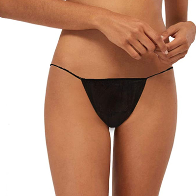 Preto descartável do roupa interior do salão de beleza dos termas respirável