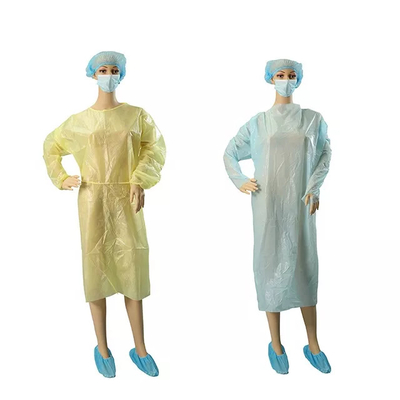 Vestido descartável S-XXXL não tecido do isolamento do hospital
