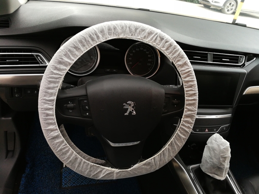Plástico claro/tampas de volante descartáveis não tecidas 110cmx13cm